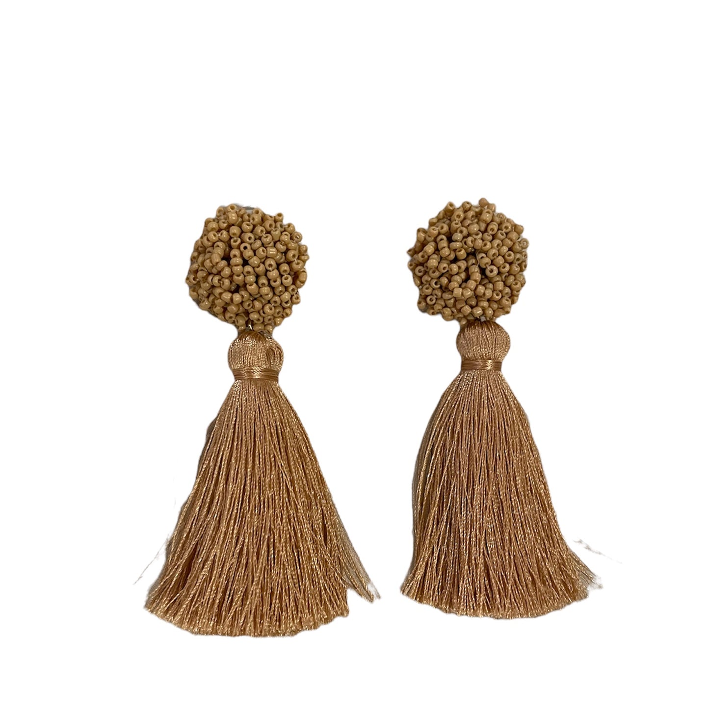 Beige tassel