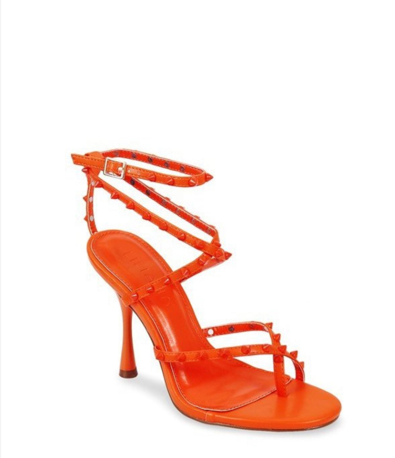 Bianca Studded Heels (orange)