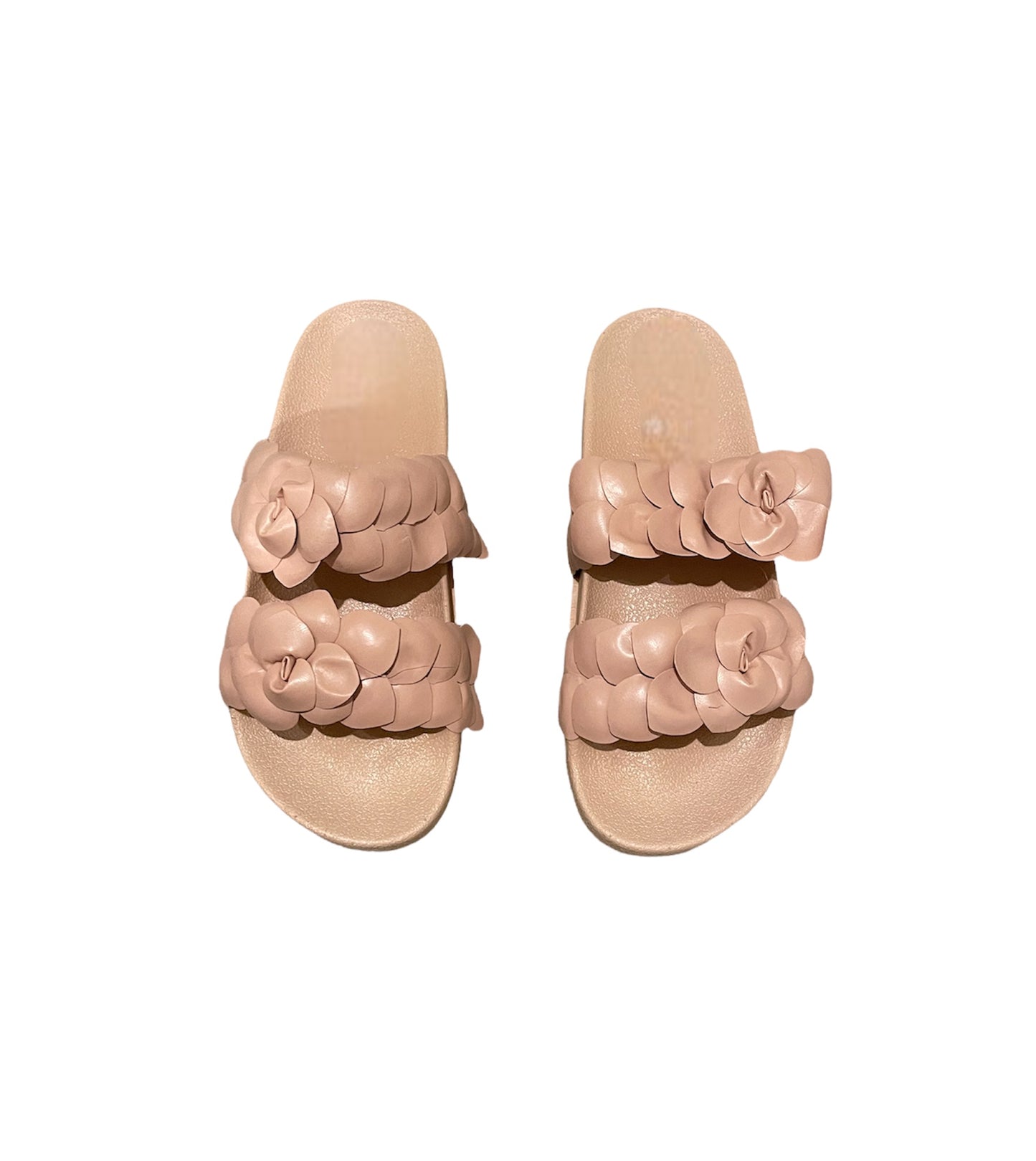 Val Flower Slides (blush)